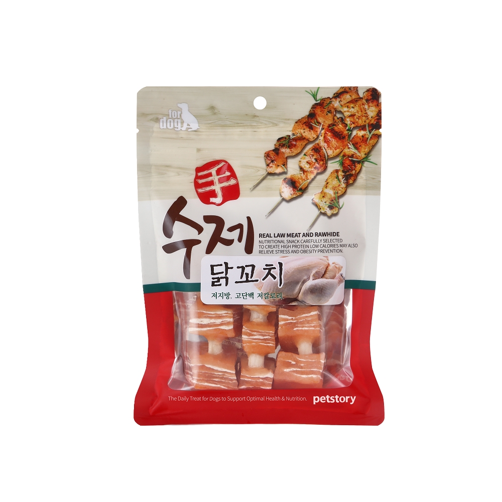  펫스토리 수제꼬치 닭꼬치 90g