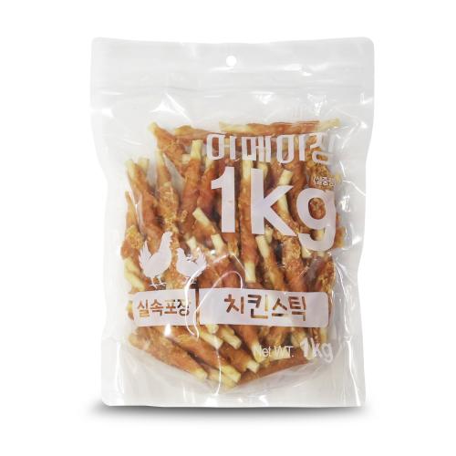  펫레터 실속형 어메이징 치킨스틱 1kg