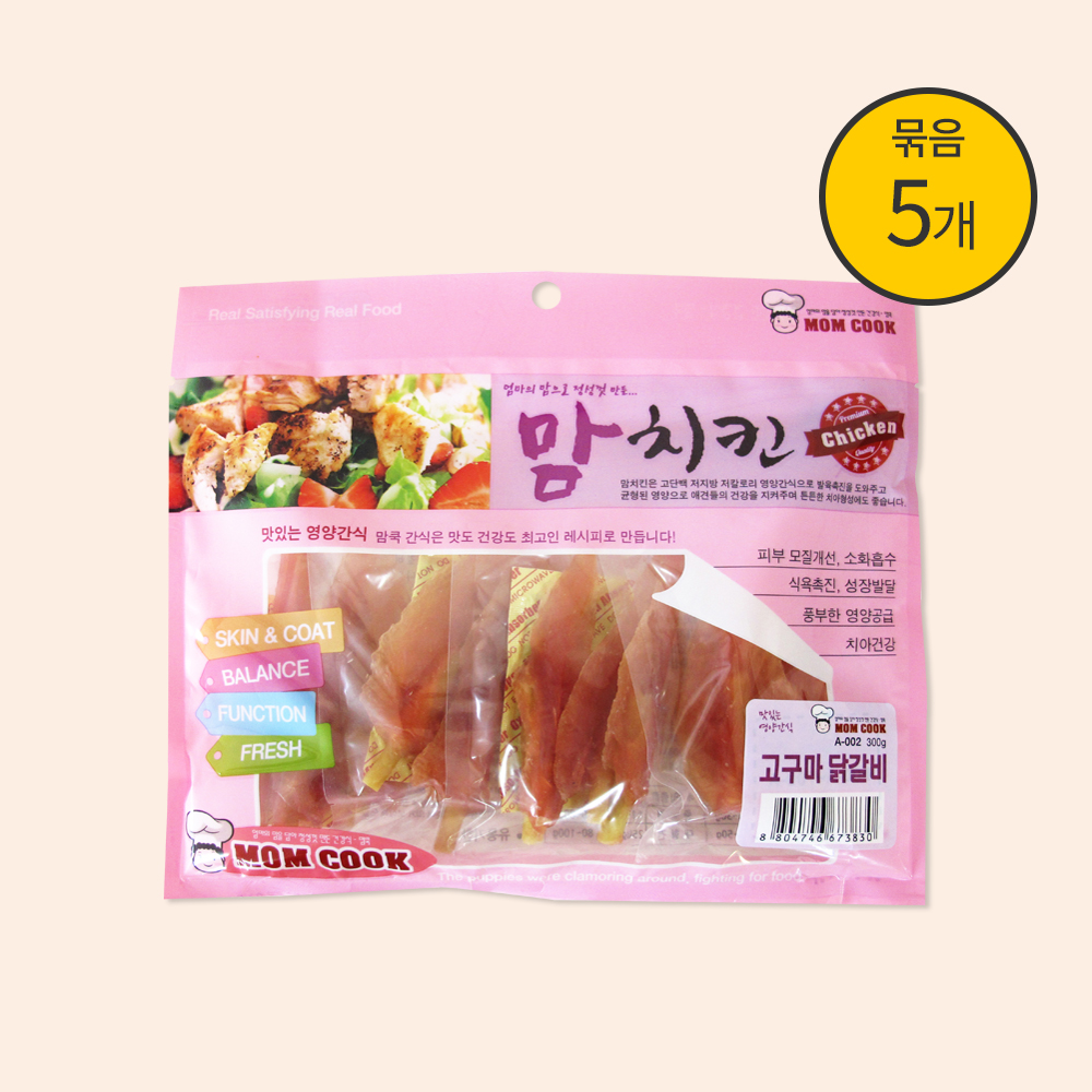  맘쿡 치킨 고구마 닭갈비 300g x 5개