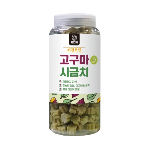  자연애 보틀 비건 고구마&시금치 460g