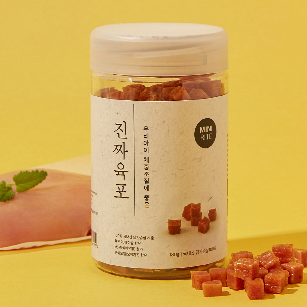  진짜육포 미니 닭가슴살 180g