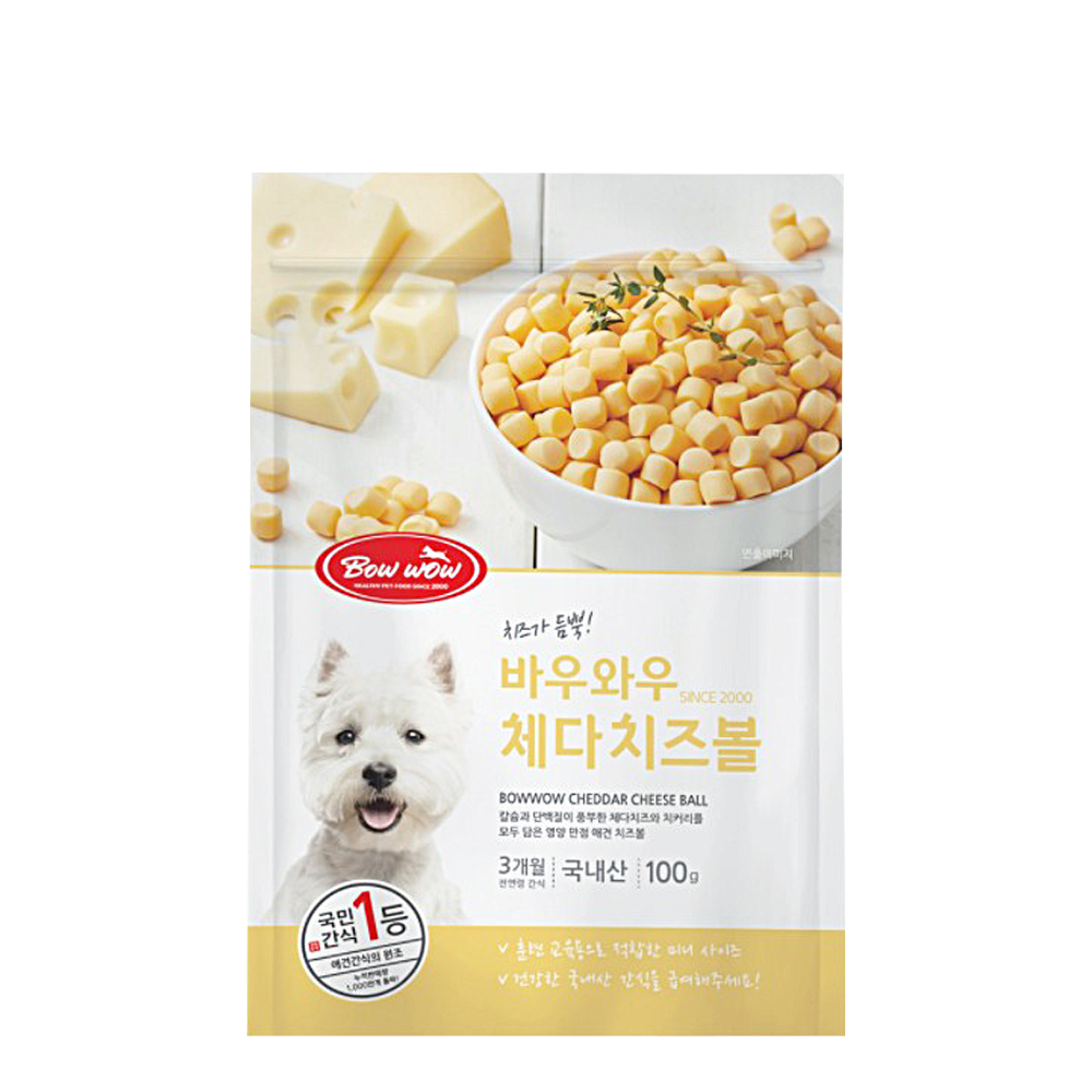  바우와우 치즈볼 200g